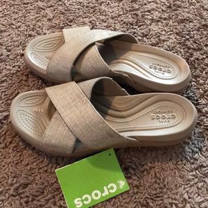 Croc ladies sandals